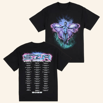 SZA Merch SZA Airbrush Tour 2025 T-Shirt Presents For Music Lovers - Roseregae