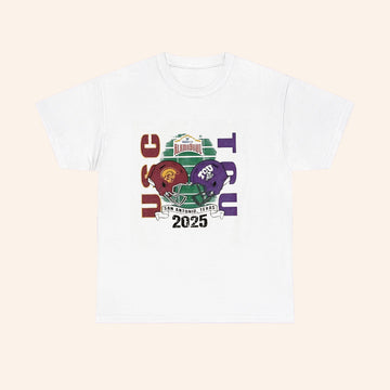 Tcu Horned Frogs Vs Usc 2025 Alamo Bowl Head To Head T Shirt - Roseregae