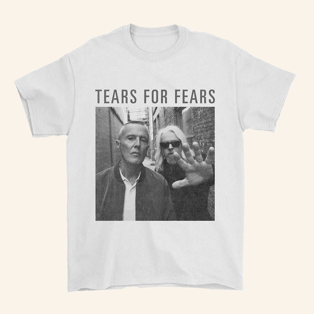 Tears For Fears Merch Tears For Fears Black And White Photo T-Shirt Gifts For Music Fans - Roseregae