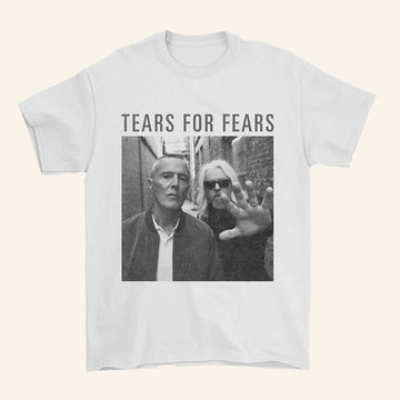 Tears For Fears Merch Tears For Fears Black And White Photo T-Shirt Gifts For Music Fans - Roseregae