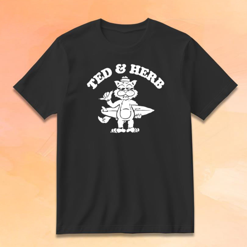 Ted And Herb Merch Ted And Herb Meow T-Shirt Gifts Ideas For Cat Lovers - Roseregae