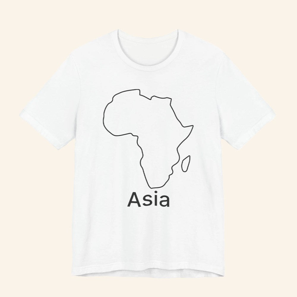 Terrible Maps Merch Africa Asia T-Shirt Hilarious Maps Shirt Gifts For Friends - Roseregae