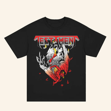 Testament Merch Falling Fast Black T-Shirt Music Related Gifts For Guys - Roseregae