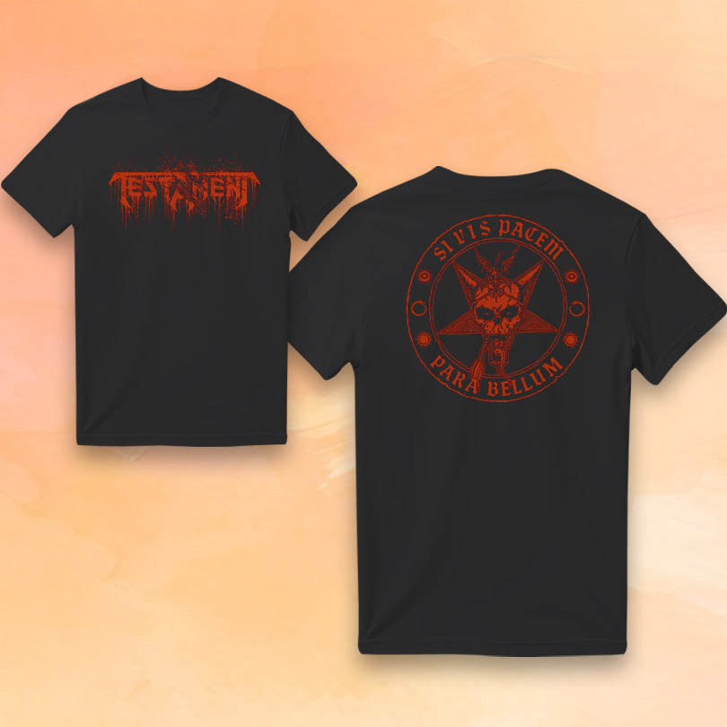 Testament Merch Si Vis Pacem Para Bellum T-Shirt Music Related Gifts For Guys - Roseregae