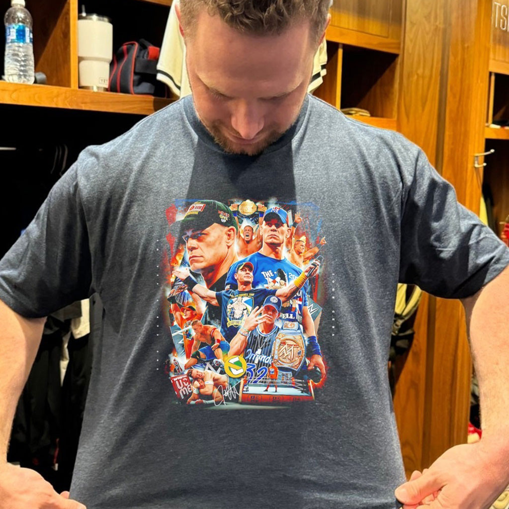 Thank You John Cena 17X World 5X U.S. 4X Tag Team 2X Royal Rumble Winner Champion Signature T Shirt - Roseregae