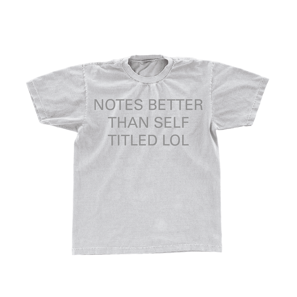 The 1975 Merch Notes Better Than Self Titled Lol T-Shirt Gifts For Pop Band Fans - Roseregae