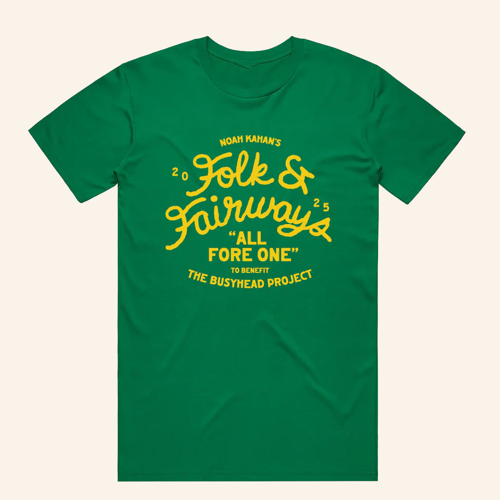 The Busyhead Project Merch 2025 Folk And Fairways All Fore One T-Shirt Gifts For Music Fans - Roseregae