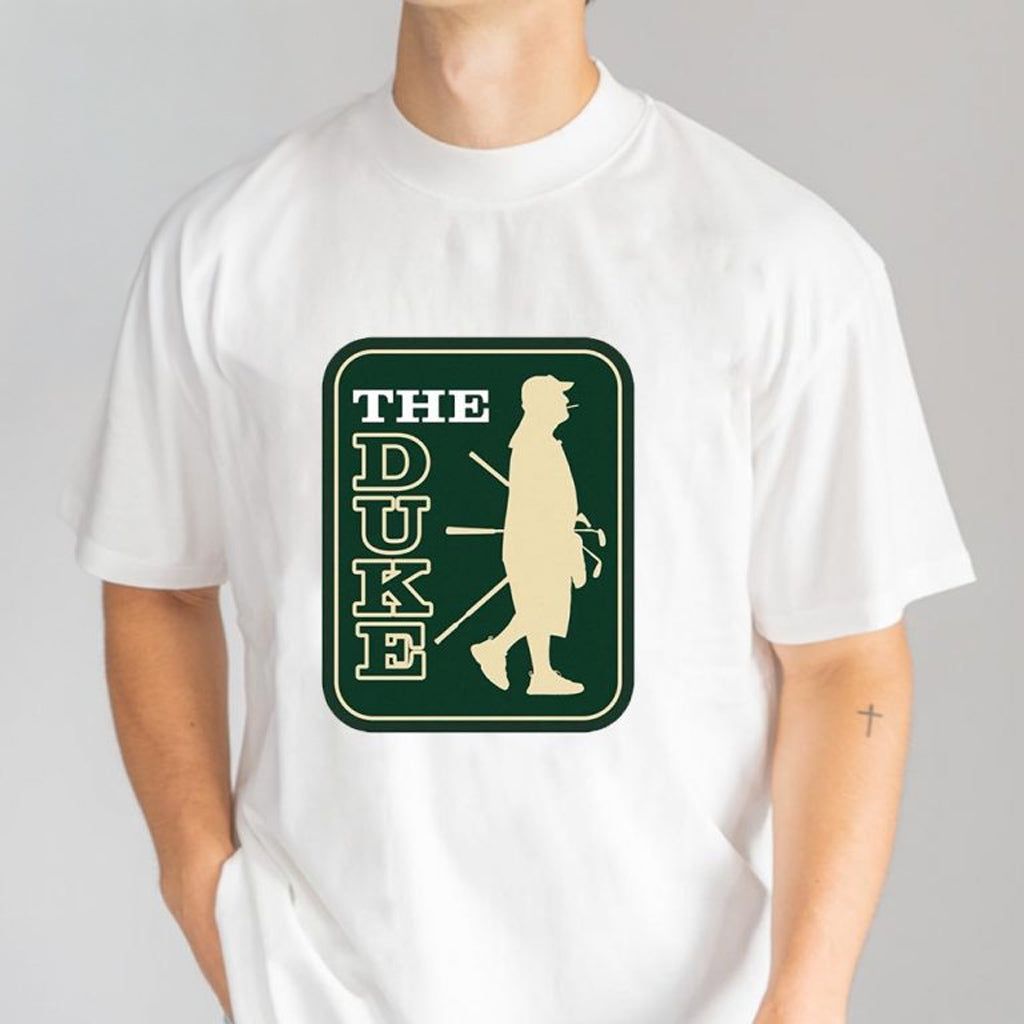 The Duke Golf White T-Shirt Sports Themed Apparel Gifts Ideas For Golf Lovers - Roseregae
