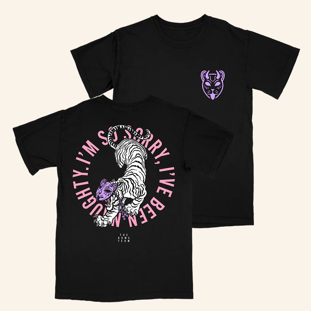 The Home Team Merch Naughty Tiger T-Shirt Gifts For A Rock Music Lover - Roseregae