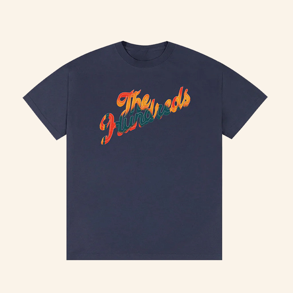 The Hundreds Merch Tricolor Slant T-Shirt Unique Gifts For Husband - Roseregae