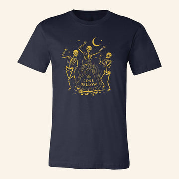 The Lone Bellow Merch Skeleton T-Shirt Gifts For Dad - Roseregae