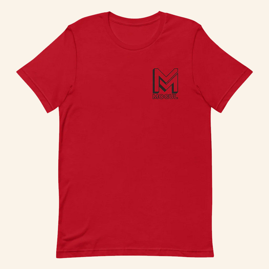 The Mogul Brand Merch Mogul Black Logo T-Shirt Presents For Boyfriend - Roseregae