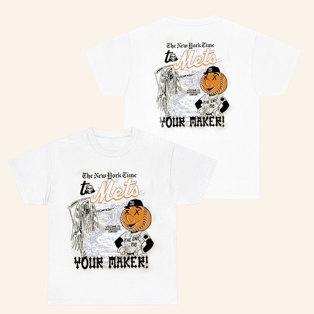 The New York Time To Mets Your Maker T-Shirt New York Baseball Merch Gifts For Fans - Roseregae