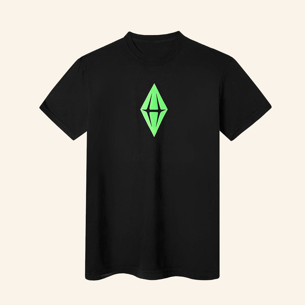 The Sims Merch The Sims Plumbob 2 Black T-Shirt Gifts Ideas For Brothers - Roseregae