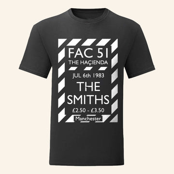 The Smiths Merch HaCienda Manchester Poster Gig The Smiths T-Shirt Gifts For Music Fans - Roseregae