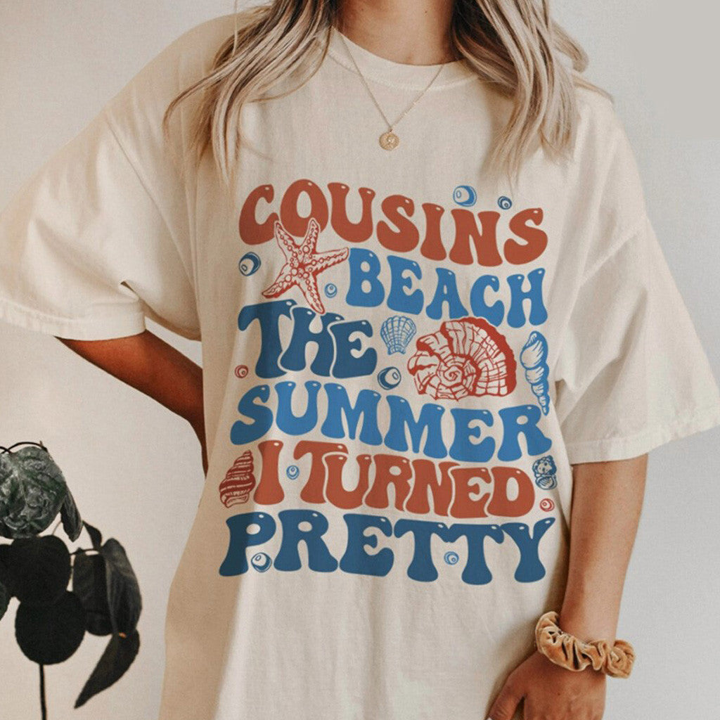 The Summer I Turned Pretty Merch Beach Vibe Shirt Positive Quote T-Shirt Gifts For Her - Roseregae