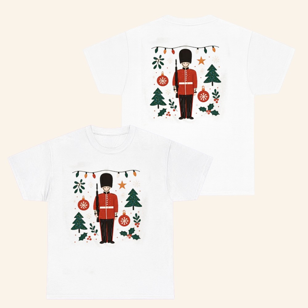 The Tow Rows Grenadier Guards Christmas T-Shirt Winter Holiday Apparel Xmas Gifts For Her - Roseregae
