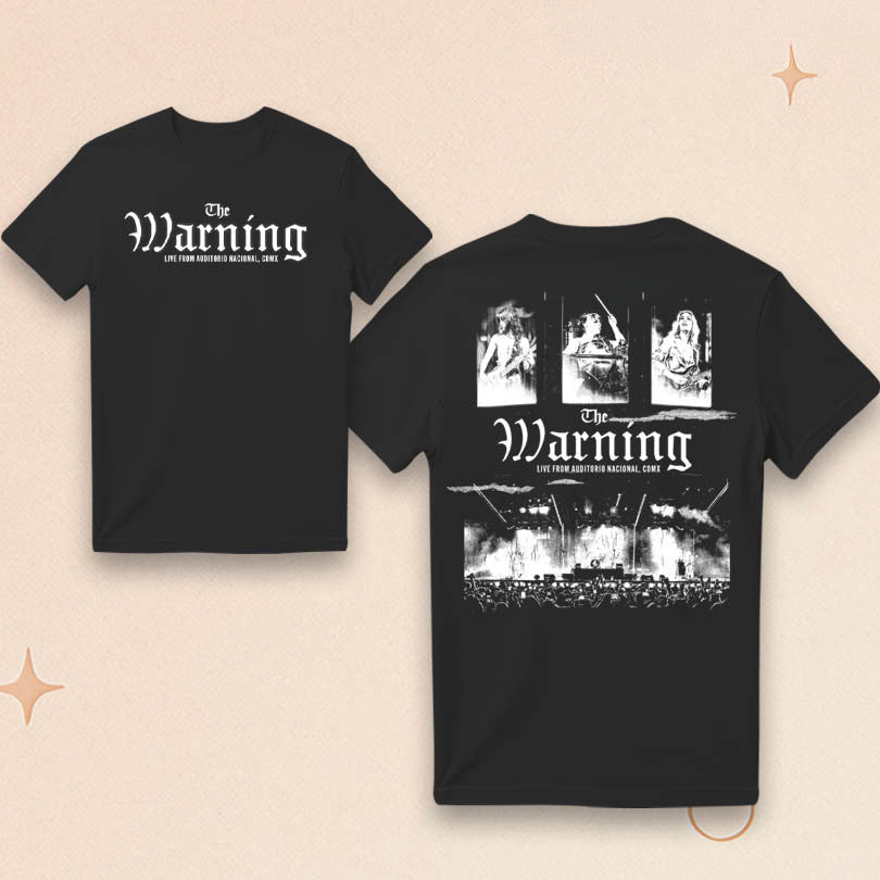 The Warning Merch Live From Auditorio Nacional CDMX Tour T-Shirt Best Gifts For Rock Lovers - Roseregae