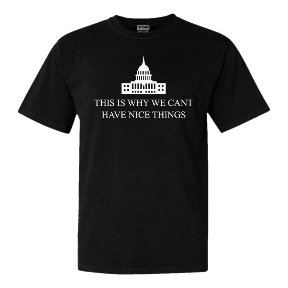 This Is Why We Can't Have Nice Things The White House Shirt Funny Political Tee - Roseregae