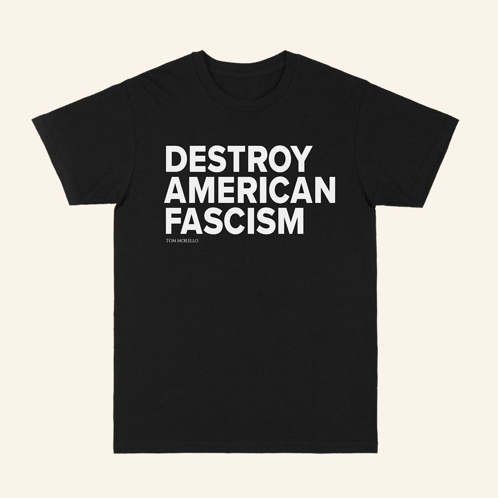 Tom Morello Merch Destroy American Fascism T-Shirt Patriotic Gifts For Men - Roseregae
