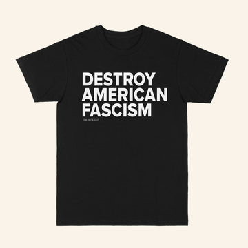Tom Morello Merch Destroy American Fascism T-Shirt Patriotic Gifts For Men - Roseregae