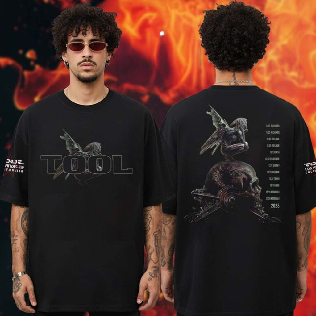 Tool Band Japan Tour Merch Winged Creature T-Shirt Gift Ideas For Rock Music Lovers - Roseregae