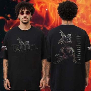 Tool Band Japan Tour Merch Winged Creature T-Shirt Gift Ideas For Rock Music Lovers - Roseregae
