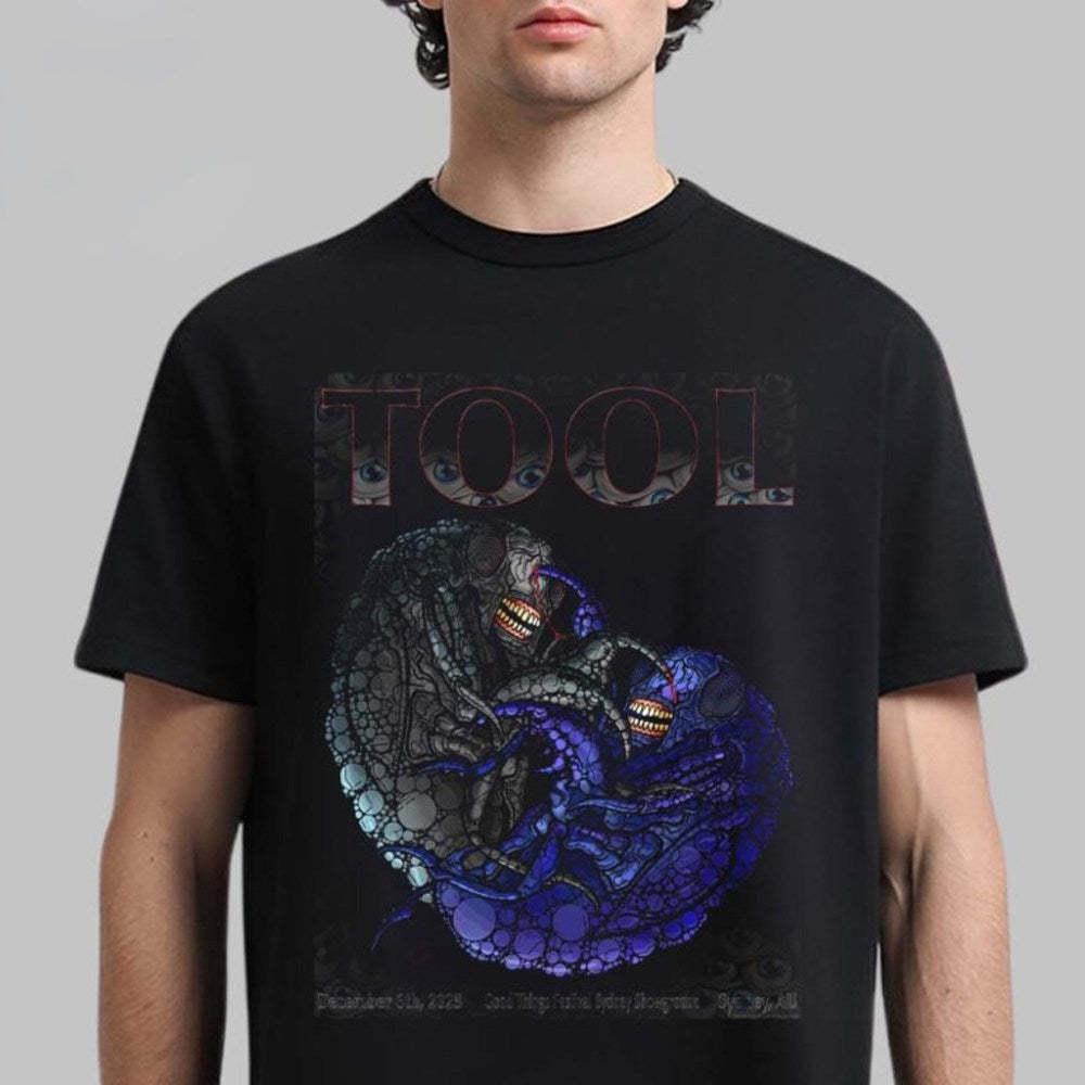 Tool Sydney Australia 2025 Event Poster At Good Things Festival Sydney Showground On Dec 6 2025 Shirt - Roseregae