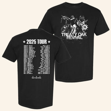 Treaty Oak Revival Merch Treaty Oak Revival 2025 Tour Shirt Gifts For Rock Fans - Roseregae