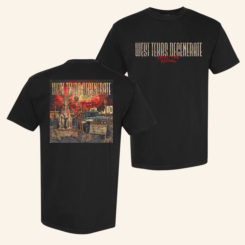 Treaty Oak Revival Merch West Texas Degenerate Shirt Best Gifts For Rock Fans - Roseregae