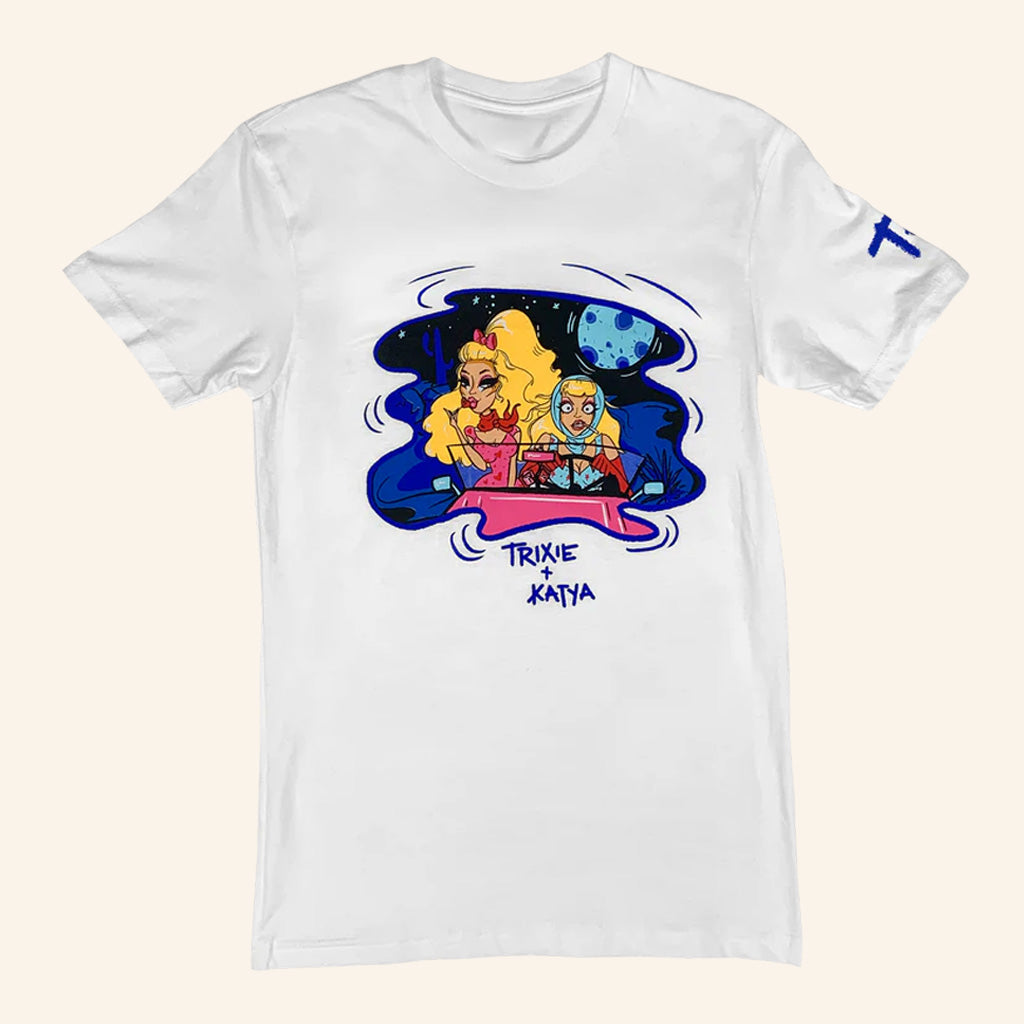Trixie And Katya Merch Thelma And Louise White T-Shirt Best Gifts For Dudes - Roseregae