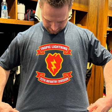 Tropic Lightning 25Th Infantry Division Logo T Shirt - Roseregae