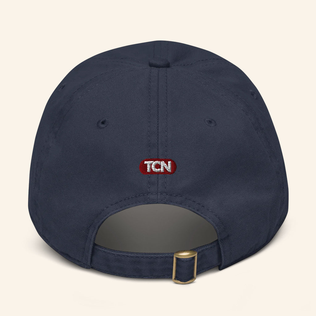Tucker Carlson Network Merch NY Commie Navy Hat Embroidered Gift Ideas For Dad - Rose Regae