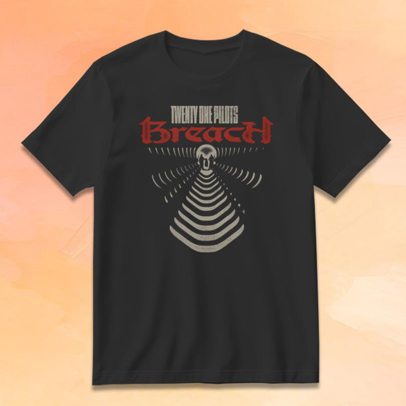 Twenty One Pilots Merch Breach Radiate T-Shirt Music Related Gifts For Guys - Roseregae