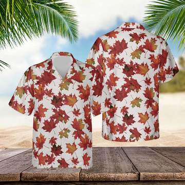 Tyler Durden Hawaiian Shirt Red Maple Leaf Tyler Durden Fight Club Aloha Shirt Fan Merch - Famerry