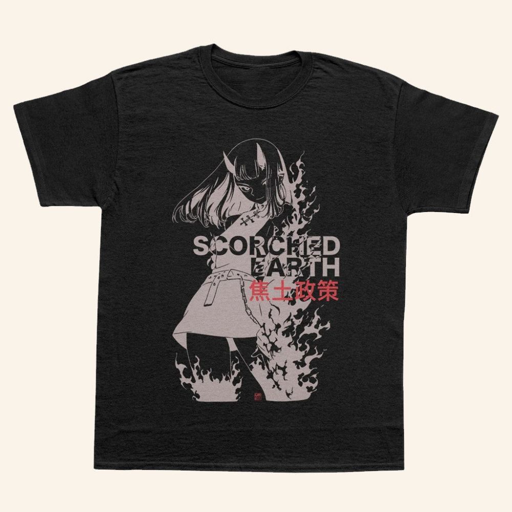 Umai Clothing Merch Scorched Earth T-Shirt Gifts For Best Friends - Roseregae