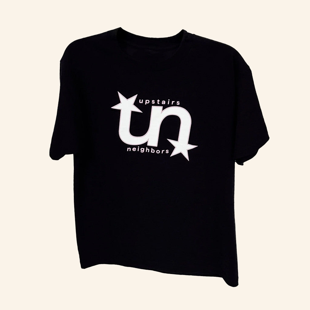 Upstairs Neighbors Pod Merch Logo Black T-Shirt Birthday Present For Husband - Roseregae