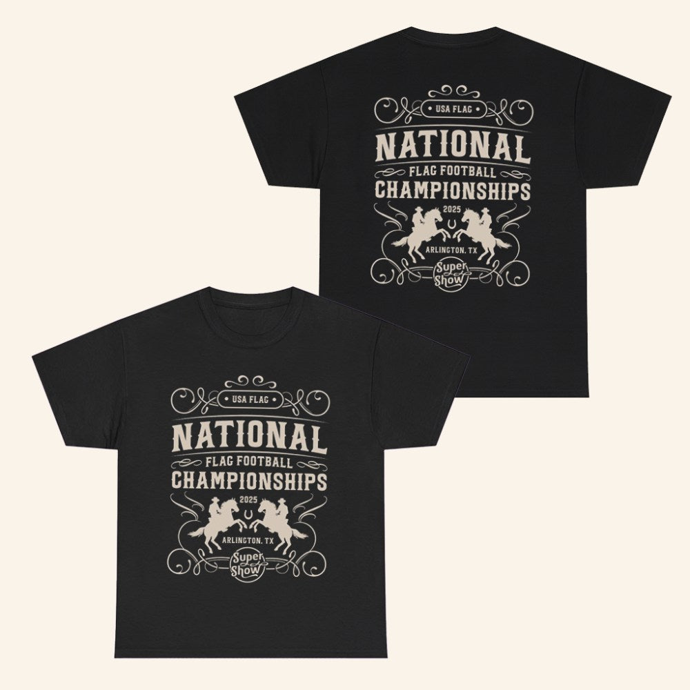 USA Flag National Championships Arlington Texas 2025 T-Shirt Football Fan Gifts - Roseregae