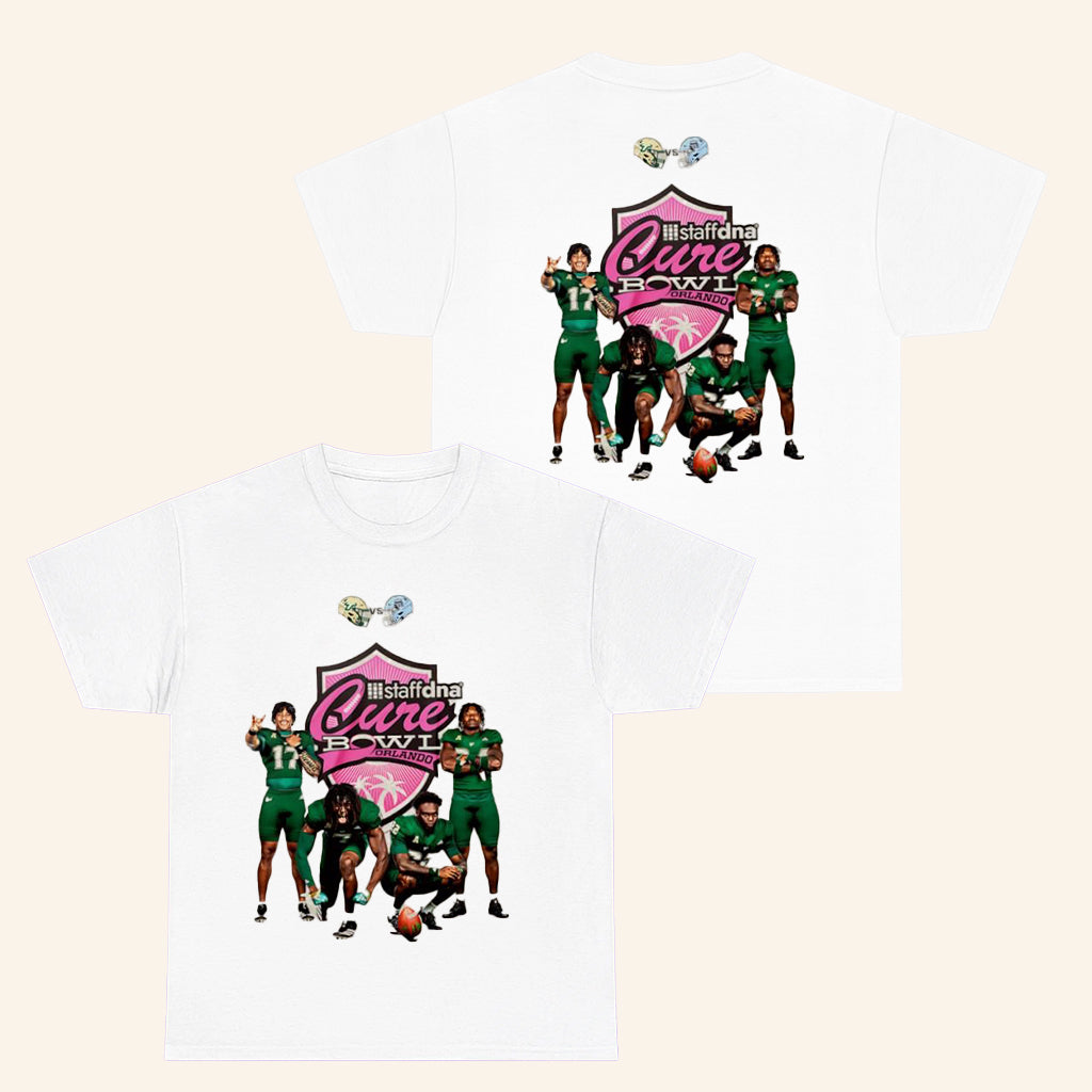 USF Football 2025 Staffdna Cure Bowl Poster T Shirt USF Football Merch Gifts For Fans - Roseregae