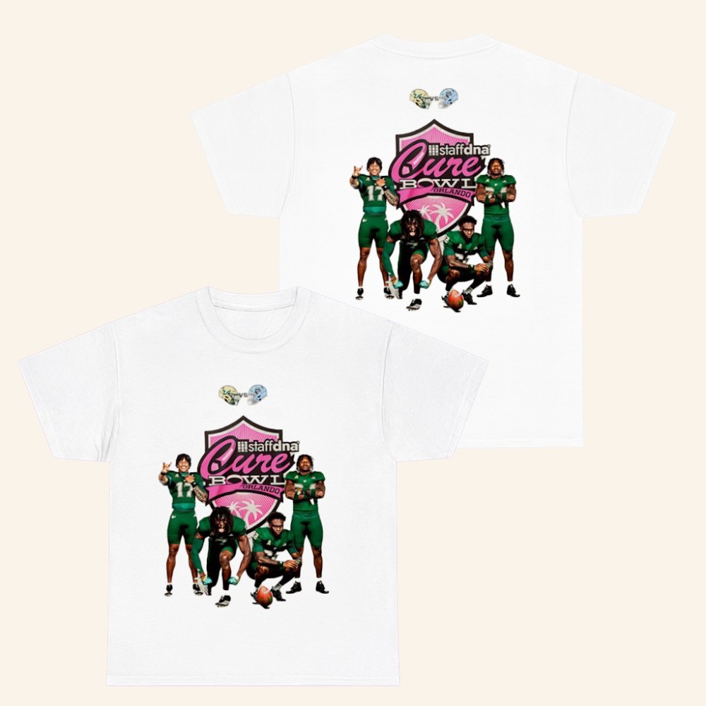 USF Football 2025 Staffdna Cure Bowl Poster T Shirt USF Football Merch Gifts For Fans - Roseregae