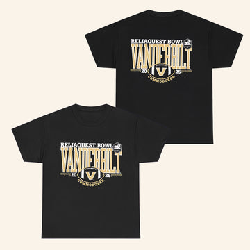 Vanderbilt Football 2025 Reliaquest Bowl T-Shirt Vanderbilt Football Merch Gifts Ideas For Him - Roseregae