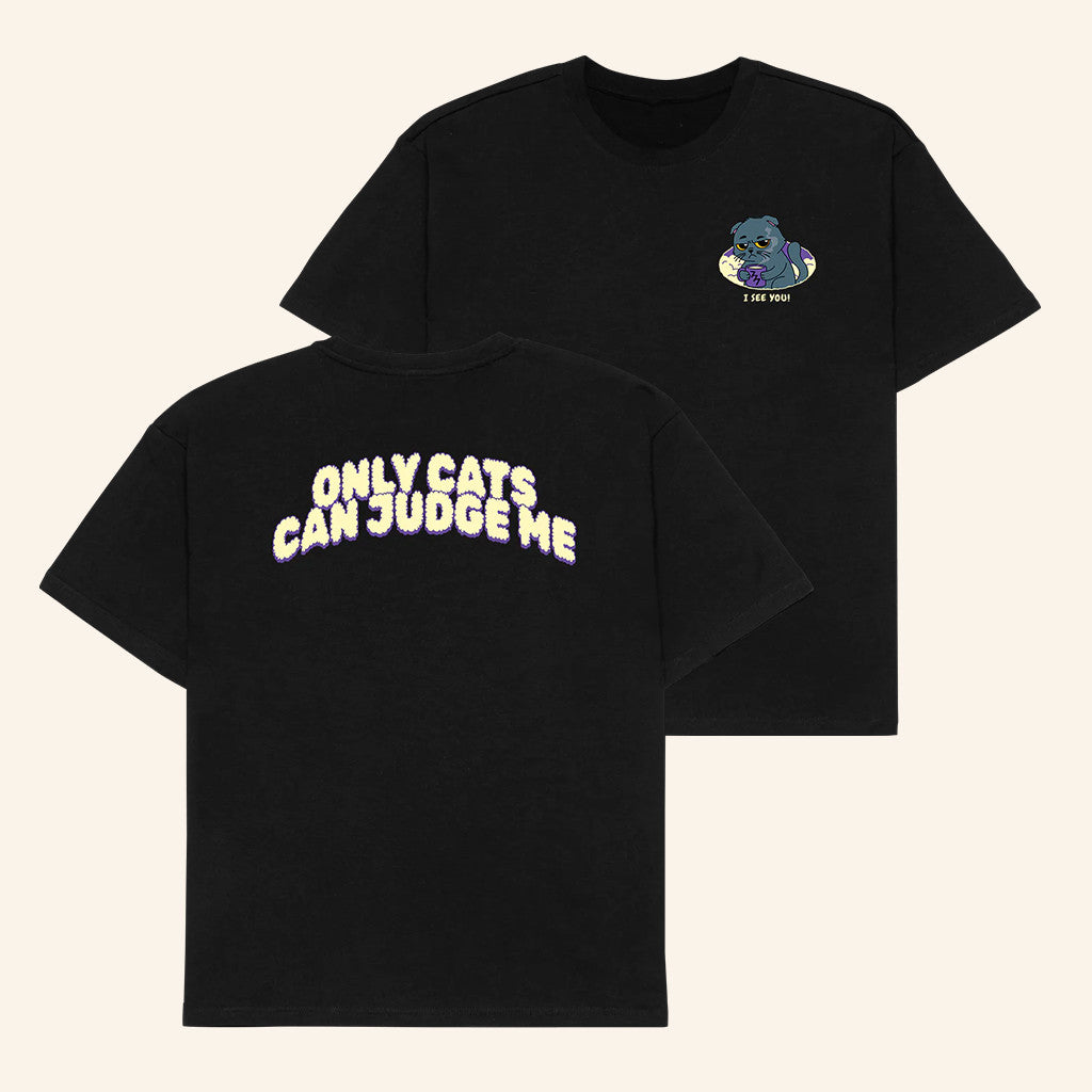 Vegetta777 Merch Only Cats Can Judge Me T-Shirt Gifts Ideas For Wife - Roseregae