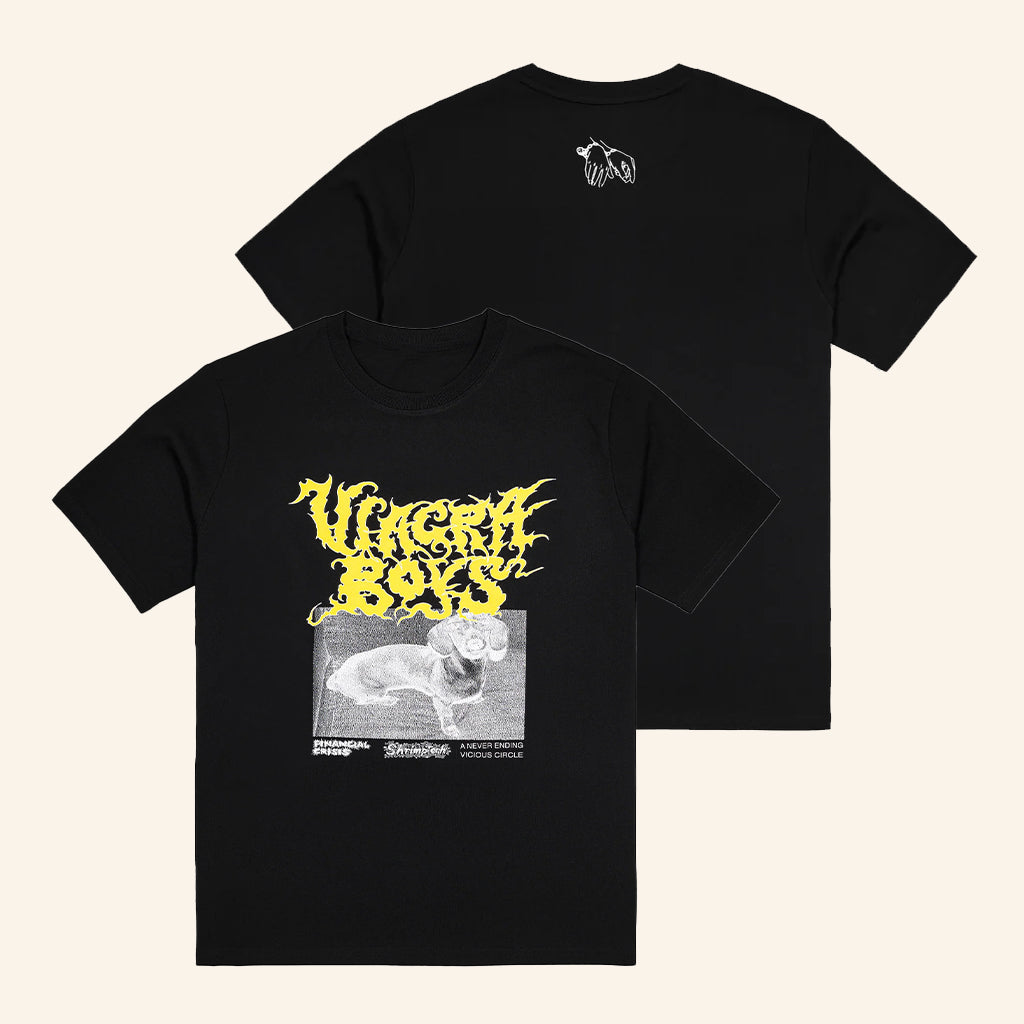 Viagra Boys Merch Crisis Black T-Shirt Music Related Gifts For Guys - Roseregae