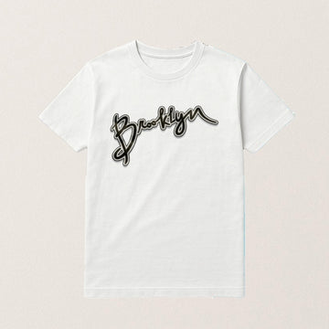 Vinnies Merch Brooklyn Varsity Script Shirt Birthday Gifts For Wife - Roseregae