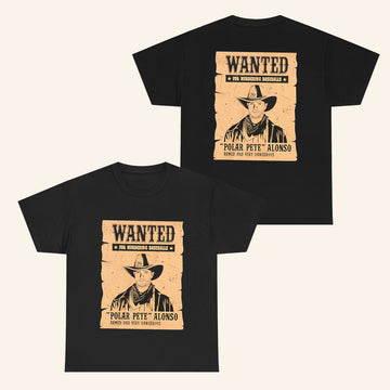 Wanted For Murdering Baseballs Polar Pete Alonso T-Shirt New York Baseball Merch Gifts - Roseregae