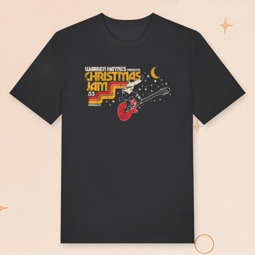 Warren Haynes Merch Christmas Jam 33 Asheville NC T-Shirt Xmas Gifts For Music Fans - Roseregae