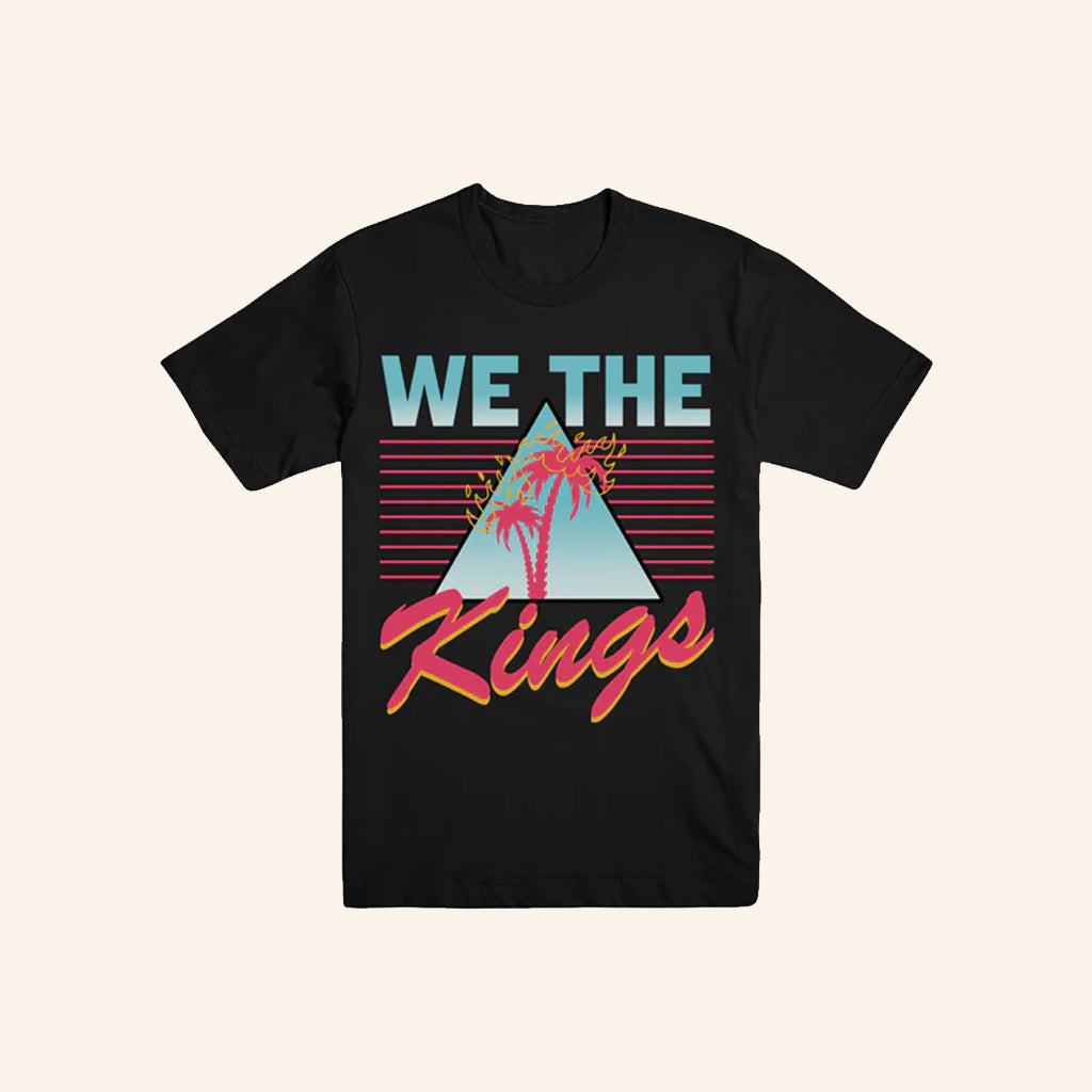 We The Kings Merch Palm Tree T-Shirt Gift Ideas For Rock Music Lovers - Roseregae