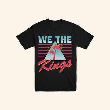 We The Kings Merch Palm Tree T-Shirt Gift Ideas For Rock Music Lovers - Roseregae