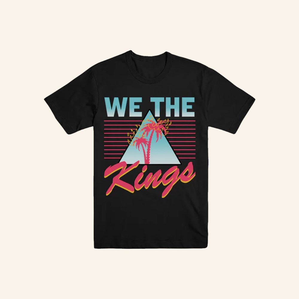 We The Kings Merch Palm Tree T-Shirt Gift Ideas For Rock Music Lovers - Roseregae
