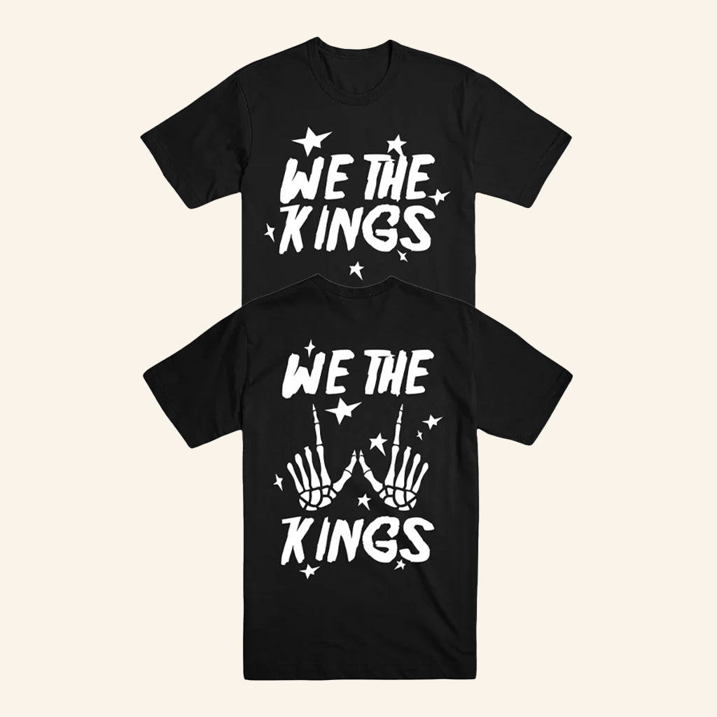 We The Kings Merch Skeleton Hands T-Shirt Gifts For Rock Music Lovers - Roseregae